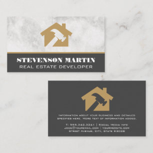 House Fixing Logo Business Card