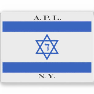 House flag of American Palestine Line (1924–1926) Sticker