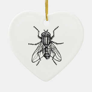 House Fly Ceramic Ornament