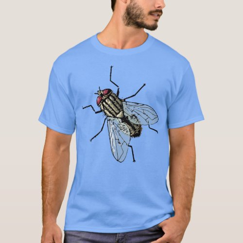 House Fly GraphicInsect Bug Entymology Tshirt Tee 