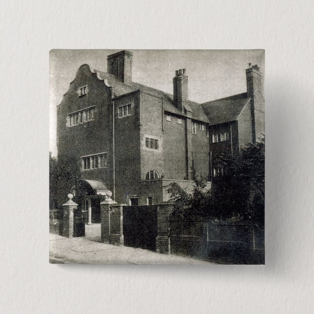 House for Edwin Long Button (Front)