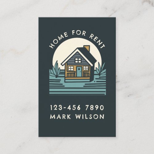 House for rent business card
