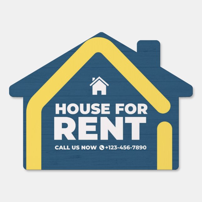 House for Rent Sign (Front)