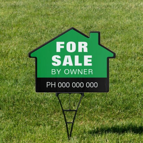 HOUSE FOR SALE BY OWNER SIGN