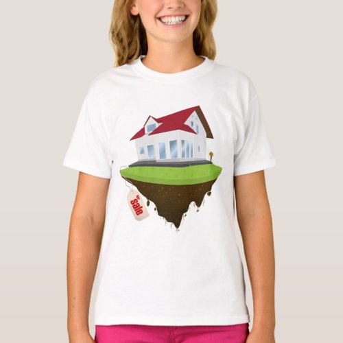 House For Sale Girls T_Shirt