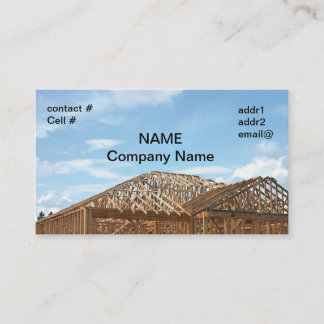 house framing business card