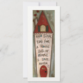 House Full of Love - Flat Frameable Card