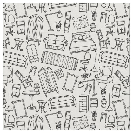 House Furniture Pattern Fabric