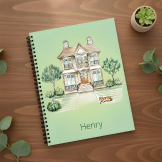 House & Garden Notebook – Elegant Illustration