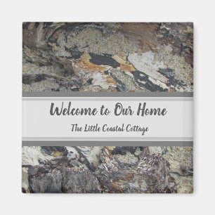 House Guest Driftwood Beach Photo Vacation Welcome Magnet
