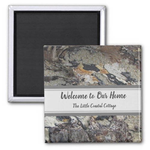 House Guest Driftwood Beach Photo Vacation Welcome Magnet