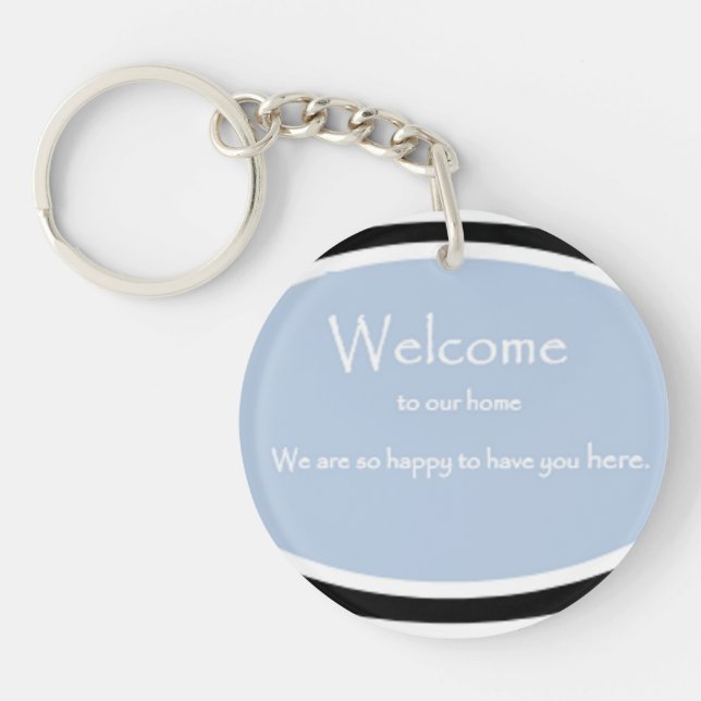 House Guests 101 Keychain (Front)