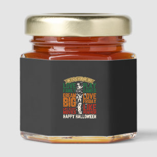 House Happy Halloween Monsters Spiderwebs Honey Jar Favors