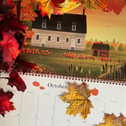 House Happy Sweet Home Illustrated Calendar