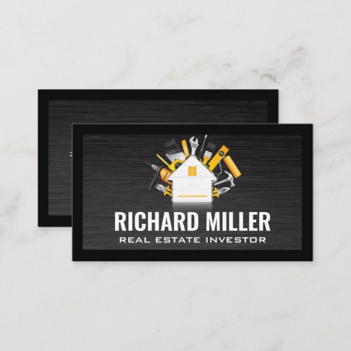 House Hardware Tools Logo Business Card