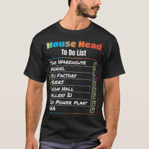 House Head To Do List chicago house music T Shirt