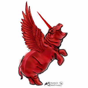 House HIppocorn Sculpture Hippo Unicorn Peg