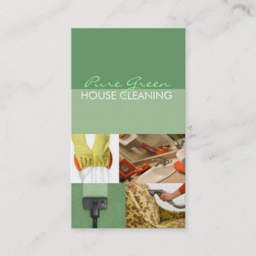 House Home Cleaning Housekeeping Service Business Card Templates
