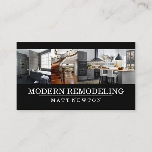 Customizable House Home Remodeling Contractor Construction Business Cards
