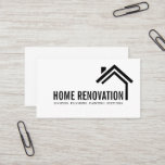 House Home Remodeling Renovation Construction Busi Business Card at Zazzle