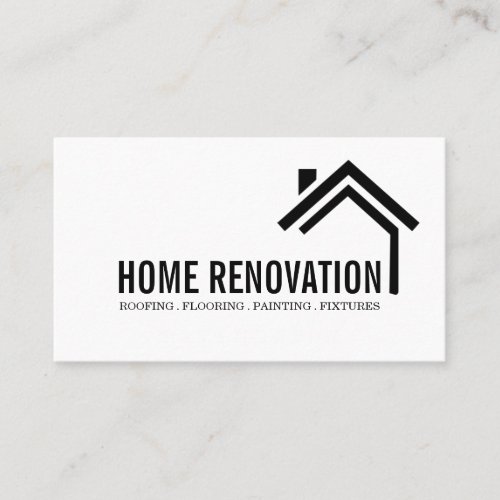 House Home Remodeling Renovation Construction Busi Business Card