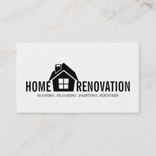 House Home Remodeling Renovation Construction Business Card