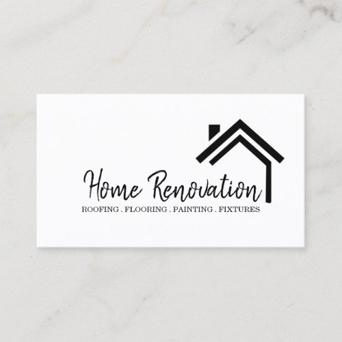 House Home Remodeling Renovation Construction Business Card