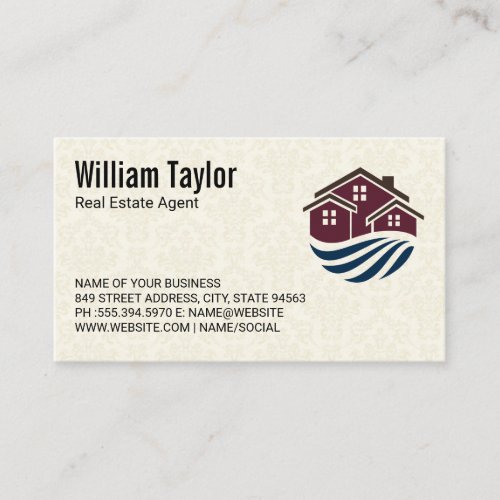 House Icon  Real Estate  Business Card