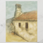 house in coimbra portugal colored drawing (Front)