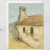 house in coimbra portugal colored drawing (Front/Back)