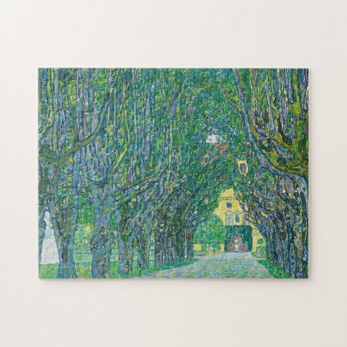House in green forest  Gustav Klimt Jigsaw Puzzle