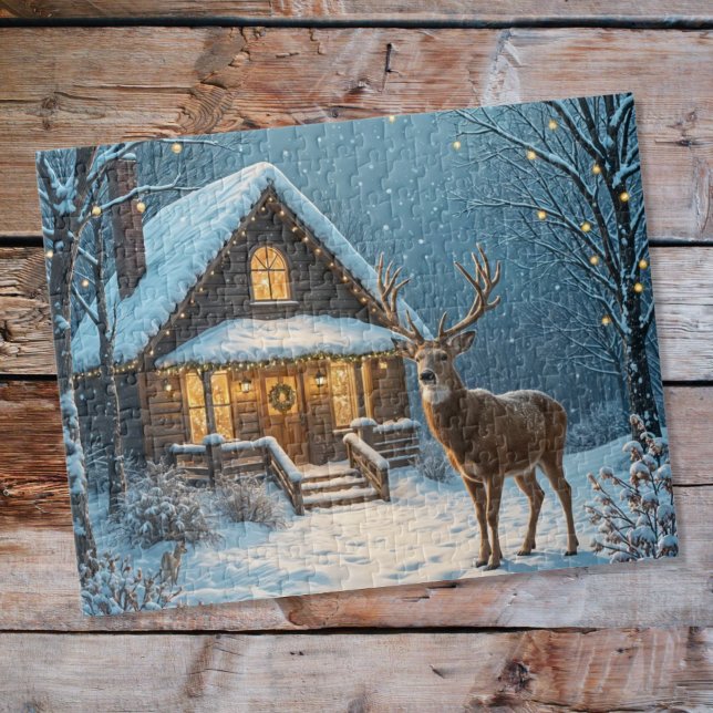 House in the snow jigsaw puzzle (Creator Uploaded)