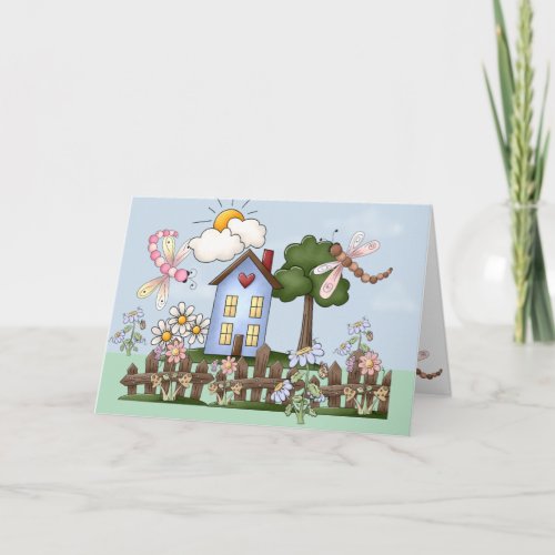 House in the Sunshine Mothers Day Card