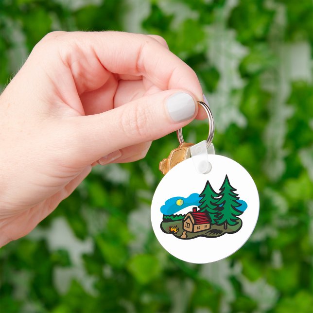 House In The Woods Keychain (Creator Uploaded)