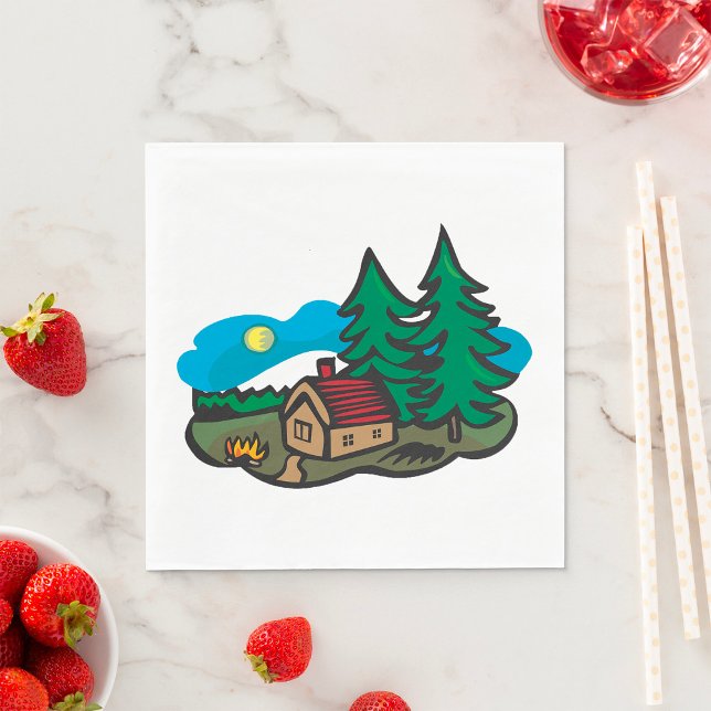 House In The Woods Napkins (Creator Uploaded)