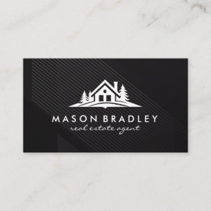 House in Woods Business Card
