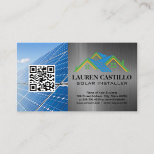 House Installation Tech Energy Power Business Card