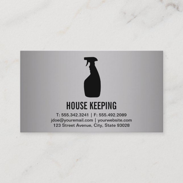 House Keeping Business Card (Front)