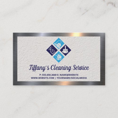House Keeping Clean Services Business Card