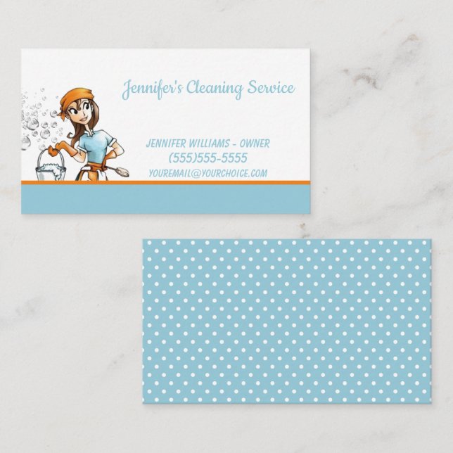 House Keeping Service  Business Card (Front/Back)