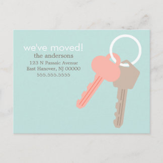 House Keys Moving Announcements