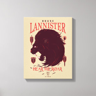 House Lannister - Hear Me Roar Canvas Print