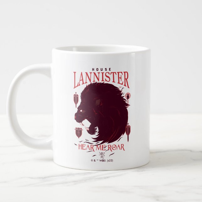 House Lannister - Hear Me Roar Giant Coffee Mug (Left)