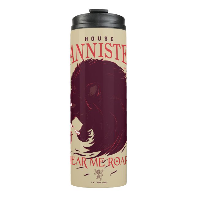 House Lannister - Hear Me Roar Thermal Tumbler (Front)