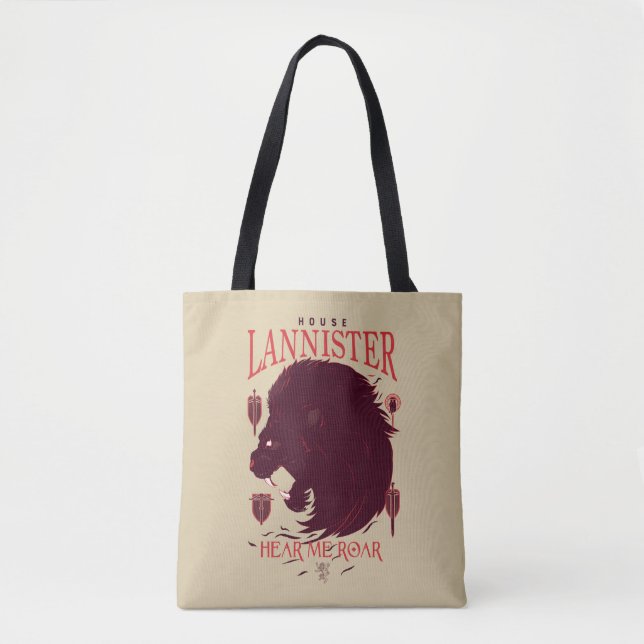 House Lannister - Hear Me Roar Tote Bag (Front)