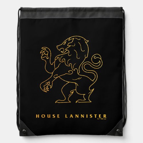 House Lannister Icon Drawstring Bag