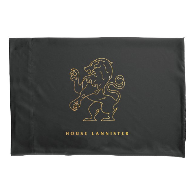House Lannister Icon Pillow Case (Front)