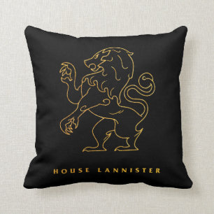 House Lannister Icon Throw Pillow