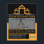 House Logo, Building Firm, Builders Advertising Flyer<br><div class="desc">House Logo,  Building Firm,  Builders Advertising Flyers By The Business Card Store.</div>
