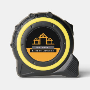 House Logo, Building Firm, Builders Tape Measure